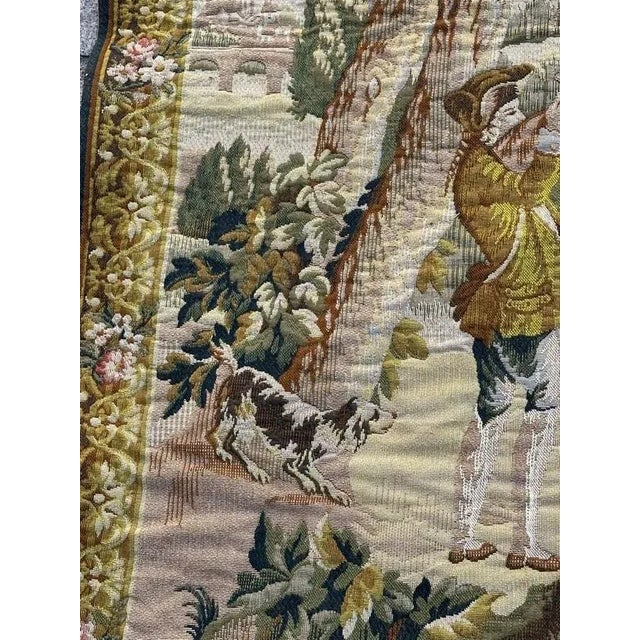 French Jacquard Tapestry, 1980s For Sale - Image 14 of 18