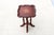 Vintage Traditional Colonial Revival Small Accent Table in Cherry and Rubberwood For Sale - Image 11 of 15