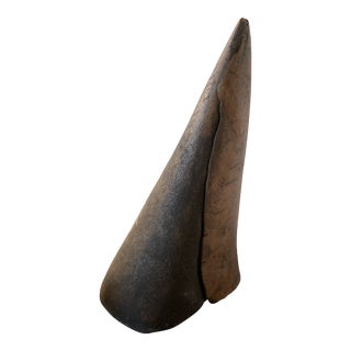 Late 20th Century Abstract Conical Ceramic Sculpture by Mida Vizbar For Sale