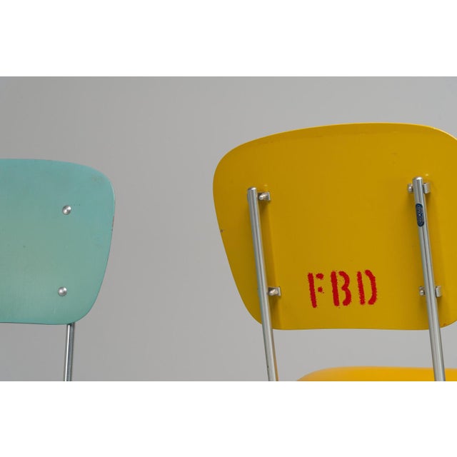 Aluflex Folding Chairs from Armin Wirth, Switzerland, 1951, Set of 4 For Sale - Image 13 of 16
