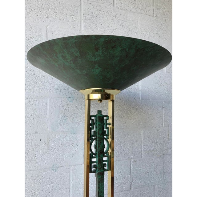 Mid-Century Modern Vintage Italian Postmodern Torchiere Floor Lamp by Relux Milano. For Sale - Image 3 of 13