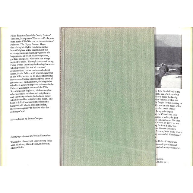 Traditional "The Happy Summer Days: A Sicilian Childhood" 1976 Fulco For Sale - Image 3 of 11