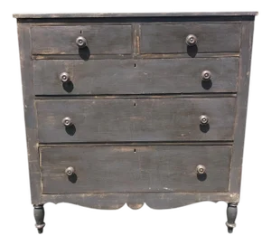 19th Century Painted Sheraton Chest