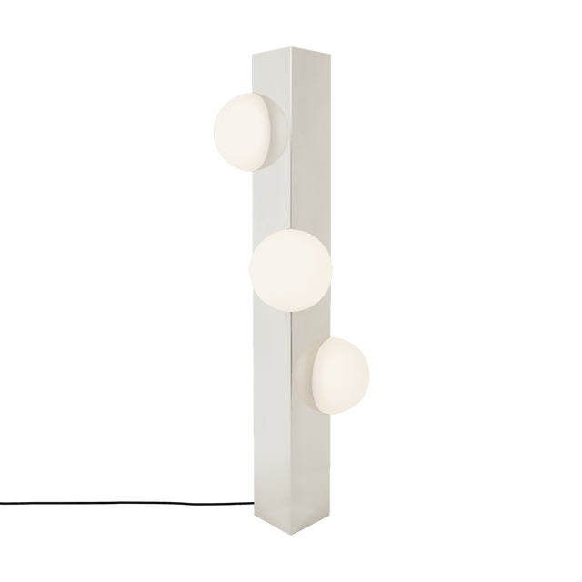 Contemporary High Sfera Chrome Lamp from Pulpo For Sale - Image 3 of 15