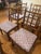 Set of 6 Vintage Fretwork Dining Chairs. (5 Side Chairs and 1 Arm Chair) For Sale In Philadelphia - Image 6 of 12