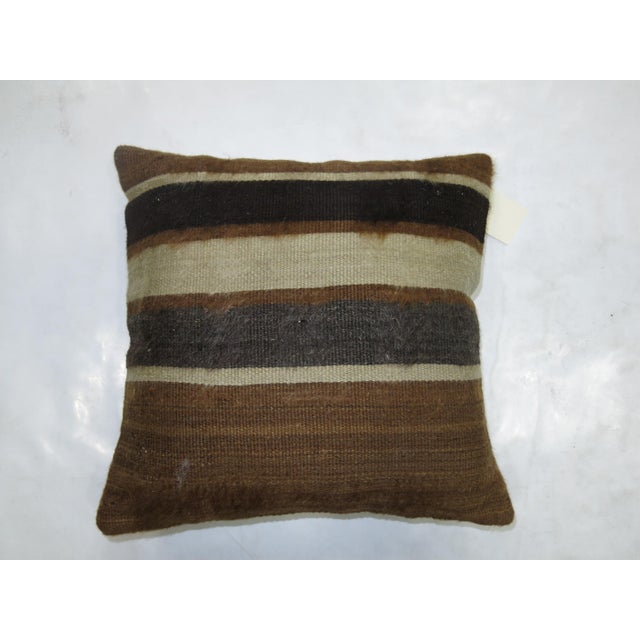 Early 21st Century Turkish Mohair Rug Pillow For Sale - Image 5 of 6
