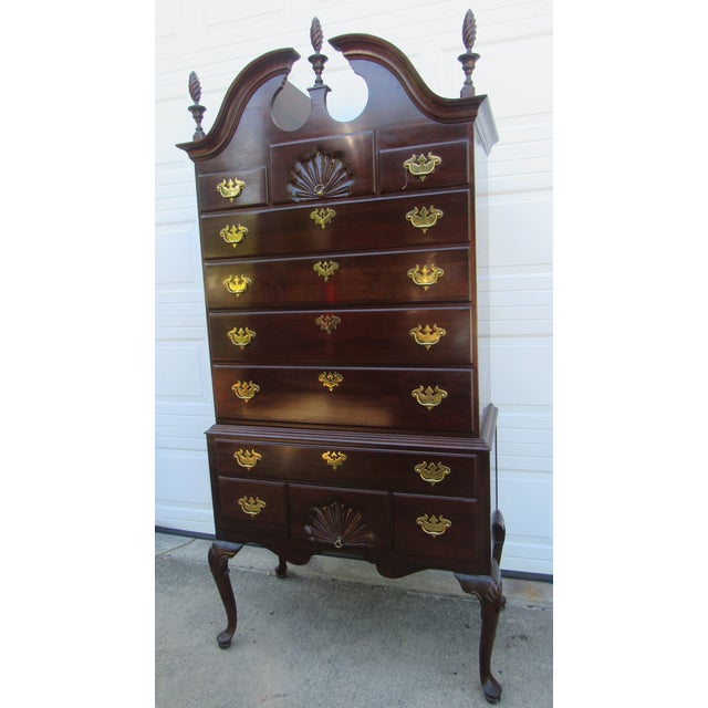 Item: Ethan Allen Chippendale Highboy Details: Cherry Great Designer Look/Quality Piece Chippendale Style Beautiful...