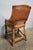 Wood Pair Vintage Coastal Woven Rattan Stools With New Upholstered Cushions For Sale - Image 7 of 7