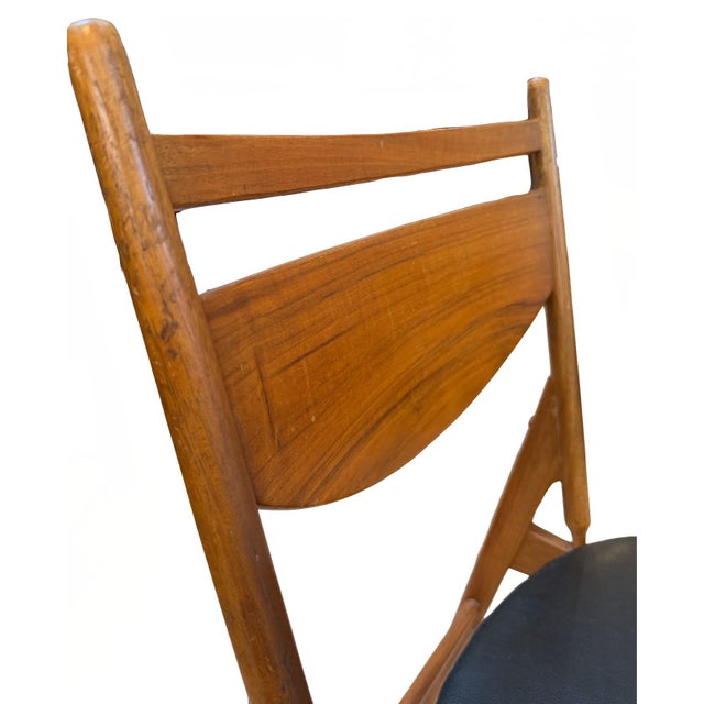 Set of Six 1959 Walnut Dining Chairs Attributed to Greta Magnusson-Grossman for Glenn of California For Sale - Image 13 of 14
