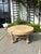 Vintage Round Carved Wood Coffee Table With Tiled Inlay Top For Sale - Image 11 of 16