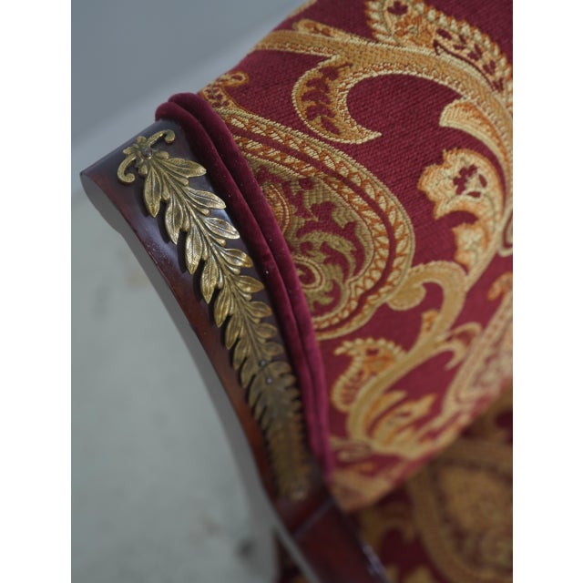 Antique 19th C. French Empire Bronze Mounted Settee Loveseat For Sale - Image 12 of 18