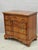 Vintage Georgian Cherry 3 Drawer Block Front Bachelor Chest Dresser by Harden For Sale - Image 13 of 18