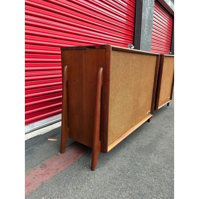 Vintage Mid Century Turntable Console/Stereo Console by Packard Bell For Sale - Image 12 of 12