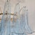 1980s Mid Century Modern Blue Murano Glass Petal Chandelier For Sale - Image 13 of 14