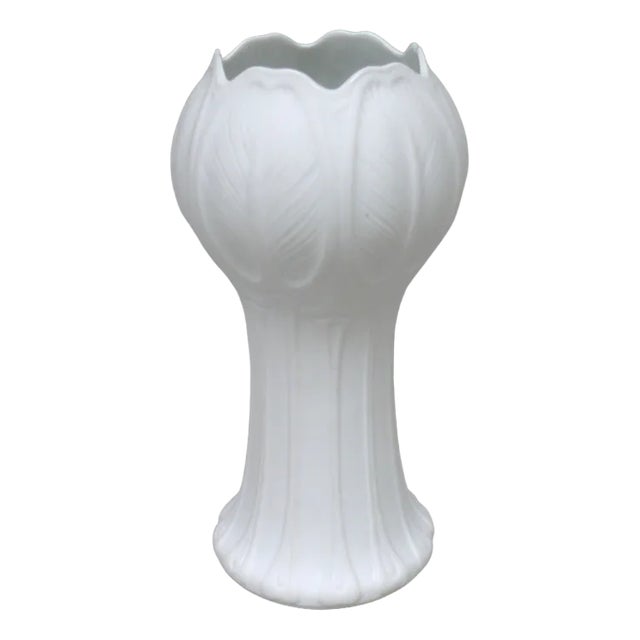 Art Nouveau Vase in Porcelain by Hans Eachtziger for Hutschenreuther, Germany, 1970s For Sale