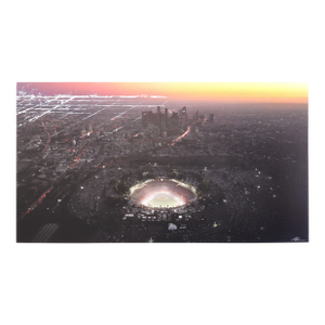Dodger Stadium Sky High - 7th Inning - Abstract Colorful Photo Landscape Original Artwork by Pete Kasprzak