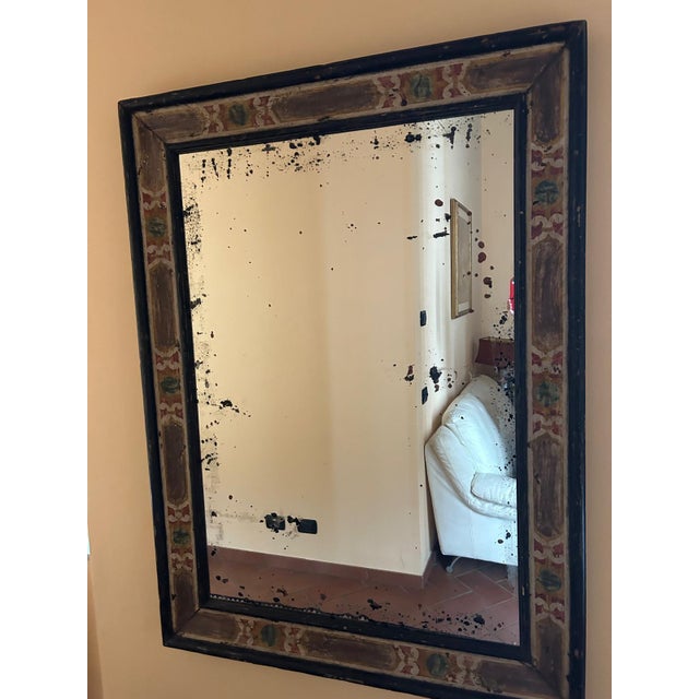 Early 19th Century Italian Carved Wood Casetta Frame Mirrors, Set of 2 For Sale - Image 9 of 9