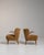 1940s 1940s Mid-Century Modern Yellow Wood Pair of Club Chairs For Sale - Image 5 of 12