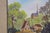 Paint Mid Century Helen McRae Architectural Watercolor City Landscape Paintings 9" - Set of 2 For Sale - Image 7 of 12