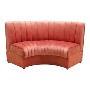 Matthew Izzo Home Modular Sofa Seating Curved Piece.
