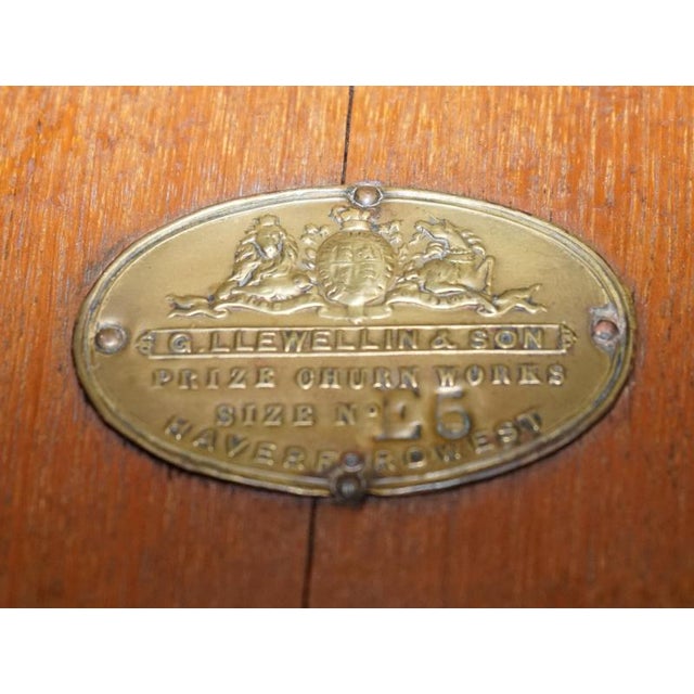 Antique English Victorian Butter Churn from G. Llewellin & Sons, 1885 For Sale - Image 14 of 18