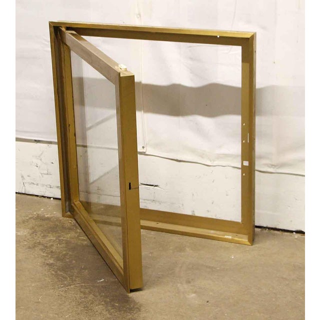Recessed Brass Display Case With Bulletproof Glass Chairish