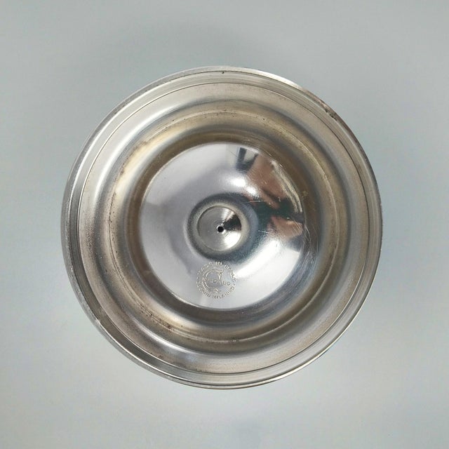 Metal Mid-Century Modern Ice Bucket by Aldo Tura for Macabo, 1960s For Sale - Image 7 of 8