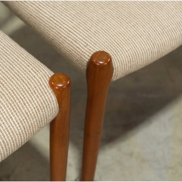 Brown Vintage Set of Six Signed ‘Model 83’ Dining Chairs by Niels Otto Møller, 1960 For Sale - Image 8 of 9