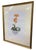 Vintage Framed Botanical Art Print: Orange Orchid in Chinoiserie Porcelain Planter For Sale - Image 4 of 12