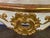 Italian Rococo Console Table, Giltwood & Marble Top, Mid-20th Century For Sale - Image 13 of 16