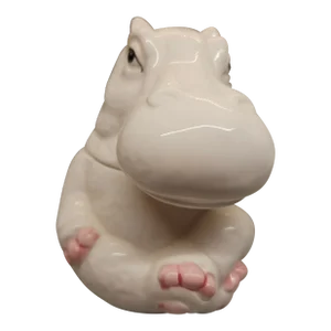 Vintage Sigma Tastesetter Hippo/Rhinoceros Trinket Box