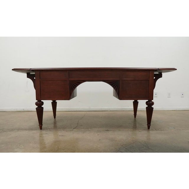 Ethan Allen Vintage Ethan Allen British Classics Marshall Drop Leaf Desk For Sale - Image 4 of 18