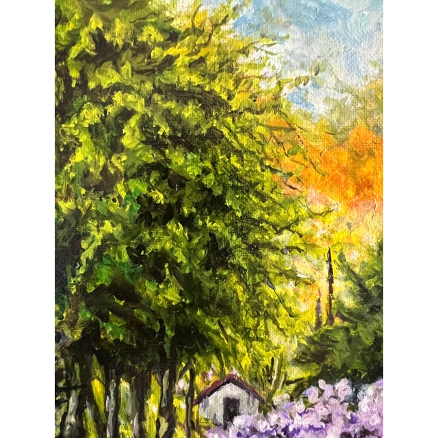 2010s Contemporary Steve Schaaf Among the Water Lilies Oil Painting For Sale - Image 5 of 11