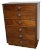 German Oak Apothecary Cabinet, Mid-20th Century For Sale