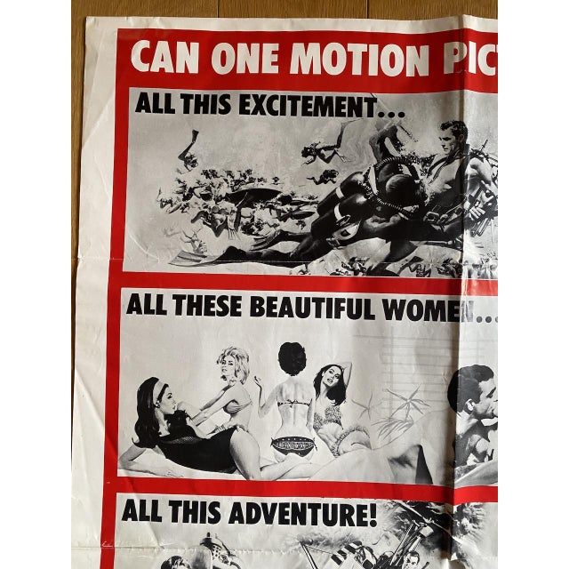 Thunderball / You Only Live Twice Poster from Robert McGinnis, 1970s For Sale - Image 3 of 10