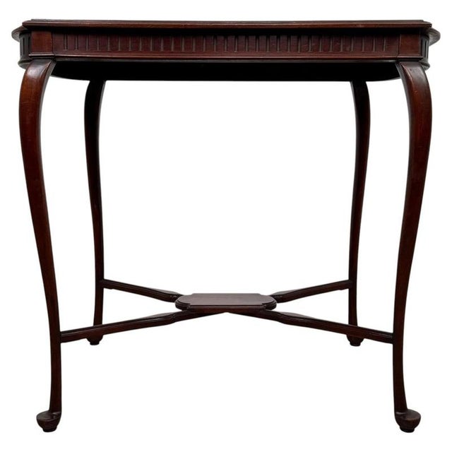 Early 20th Century English Mahogany Side Table For Sale - Image 9 of 10