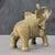 This fabulous 1950s Etched Solid Brass Elephant Figurine Trunk Up will be a one of a kind accent in your home interior,...