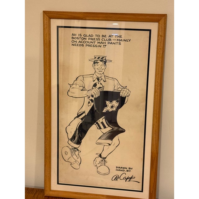 Pop Art 1920s Al Capp Drawing For Sale - Image 3 of 11