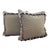 Pair of Mohair Pillows With Lee Jofa Trim For Sale