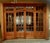 4-Leaf Partition Door with Transom in Wood and Beveled Glass, Set of 8 For Sale - Image 9 of 9