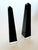 Mid 20th Century Mid Century Modern Black Lucite Obelisks, a Pair For Sale - Image 5 of 11