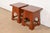 Roycroft Arts & Crafts Cherry Wood Tabourets by Stickley, Pair For Sale - Image 10 of 10