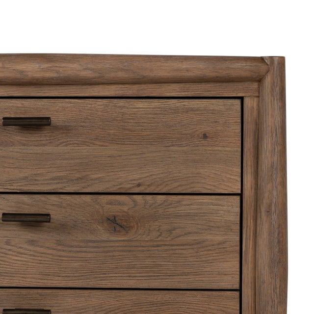 Four Hands Glenview Nightstand - Weathered Oak Veneer For Sale - Image 9 of 12