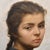 Late 19th Century Félix Alfred Bonnet, Portrait Young Woman with a Braid, 1897, Oil on Canvas For Sale - Image 5 of 10