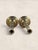 Antique English Pair of Large Brass Twist Candlesticks For Sale - Image 4 of 7