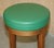Rolex Boutique Watchmaker's Stools in Green Leather, Set of 2 For Sale - Image 14 of 17
