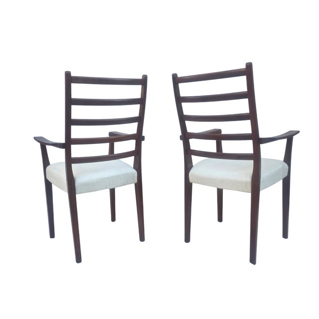 Svegards Markaryd Mid-Century Modern Stamped Svegard Markaryd Teak Chairs - Set of 2 For Sale - Image 4 of 16