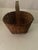 19th Century Traditional Hand-Woven Northeastern American Wood Splint Gathering Basket. For Sale - Image 4 of 11