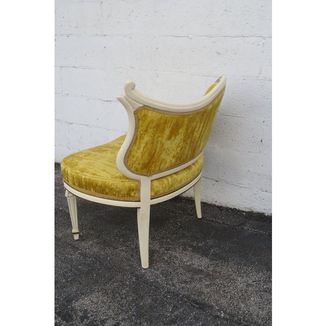 French Carved Asymmetrical Ladies Parlor Side Chairs a Pair 6287 For Sale - Image 18 of 18