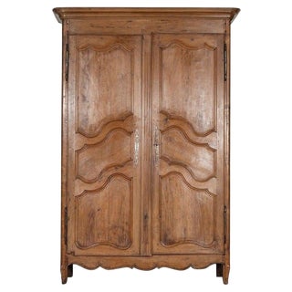 Large 19th Century French Fruitwood Armoire, 1820s For Sale